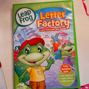 Educational Early Learning Leap Frog Letter Factory DVD